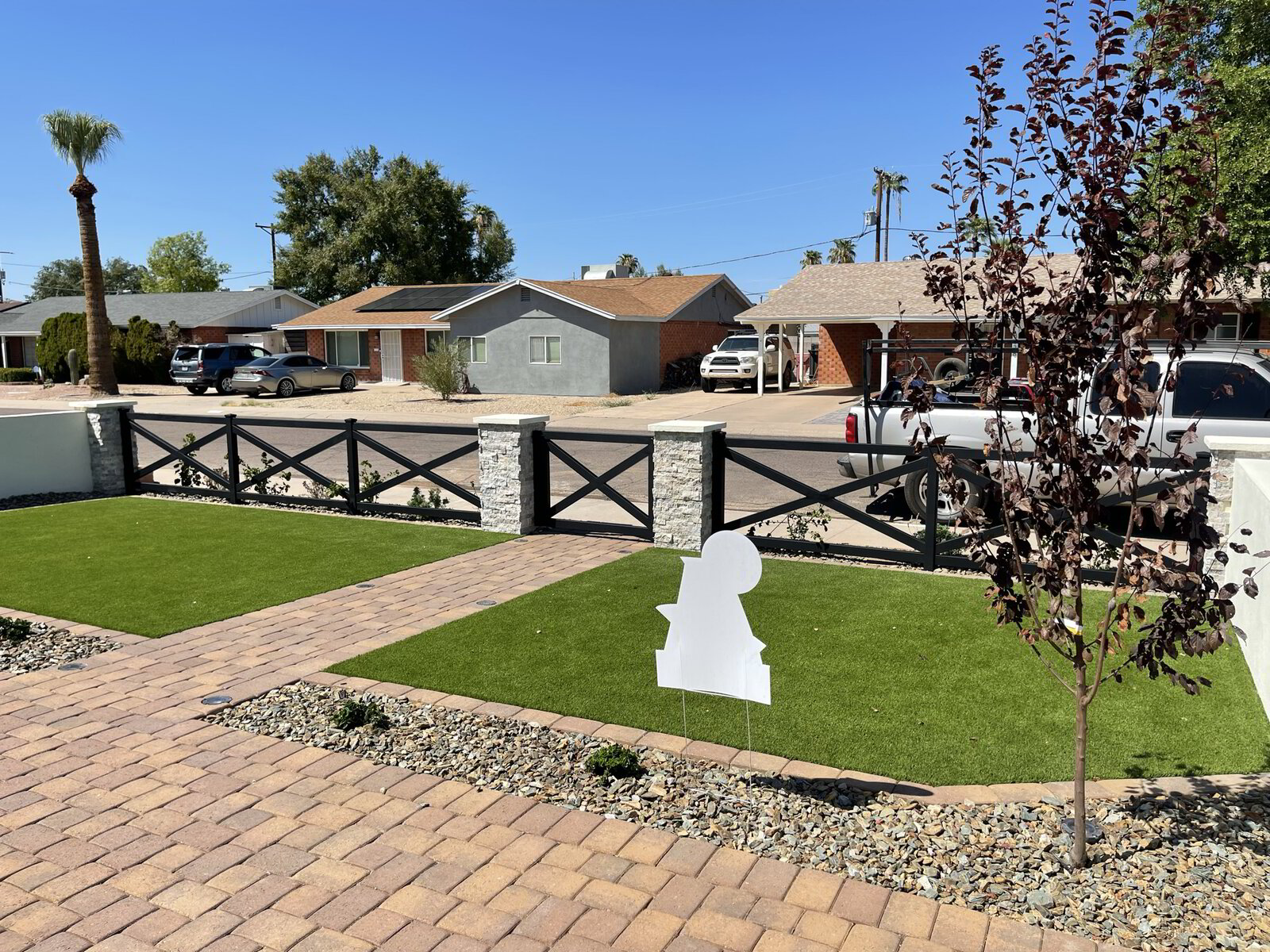 JV Welding custom metal fence installation